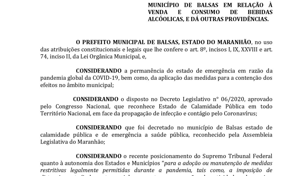 DECRETO N° 051, DE 21 DE JULHO DE 2020